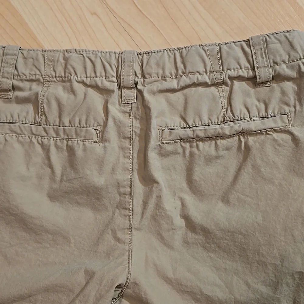 Polo Ralph Lauren Kids Khaki Chino Shorts Polo Logo Adjustable Waist Size 7